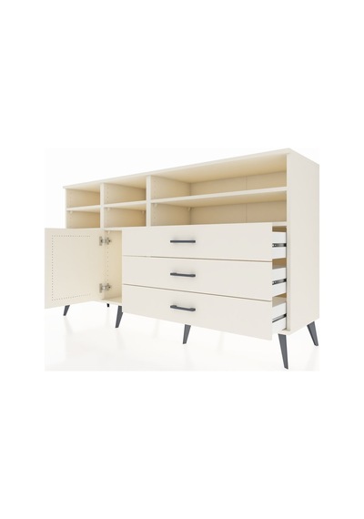 Kronos Konsol 8 Raflı 3 Çekmeceli Tek Kapaklı 176x59x99 Aytaşı-a Aytaşı-aytaşı