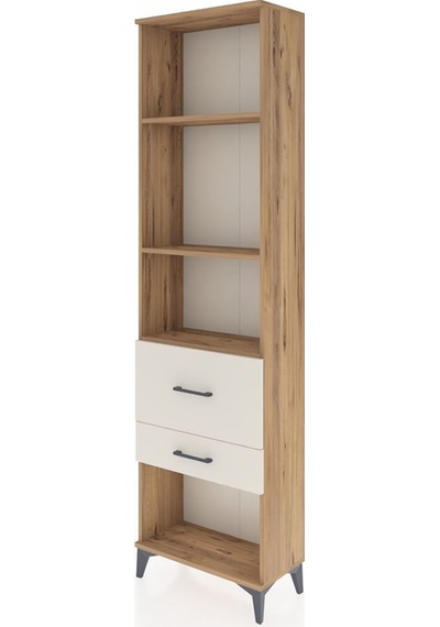 Arges Dolap 3 Raflı 2 Çekmeceli 60x30x221 Çam-aytaşı Atlas Çam