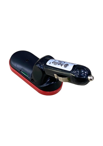 12v-24v Transmıtter Aux/bluetooth/mp3/sd Kart/usb X 2 Şarj Uzaktan Kumandalı Kırmızı