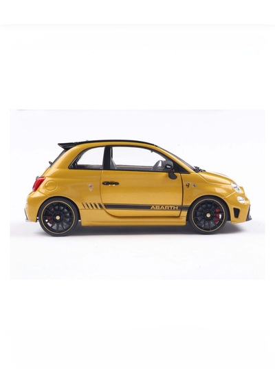 Solido 1:18 Ölçek 2024 Fiat F595 Abarth Sarı Renk Model Araba