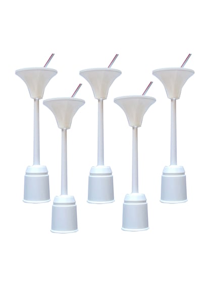 Has Kablo Askı Kancalı, E27 Pvc Tij Duy 5 Adet