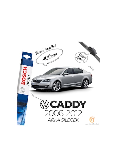 Bosch Rear Skoda Octavia 1Z3 2006 - 2012 Arka Silecek - A400H