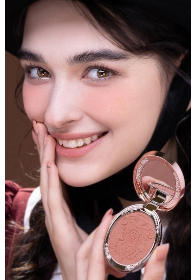 Flower Knows Chocolate Wonder-shop Embossed Blush Lüks Pudra Allık 03 Tartan Coat