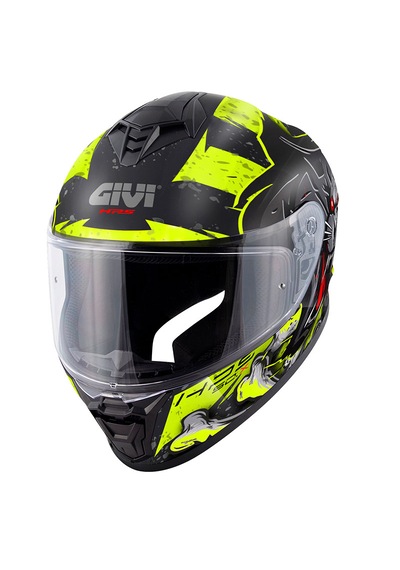 Givi 50.x Wild Kapalı Motosiklet Kaskı Mat Sarı - Siyah