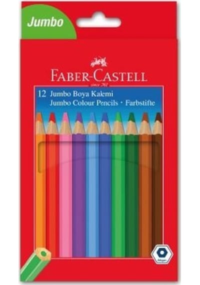 Faber Castel Jumbo Boya Kalemi 12'li