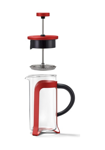 French Press 300 Ml, Kırmızı Çok Renkli