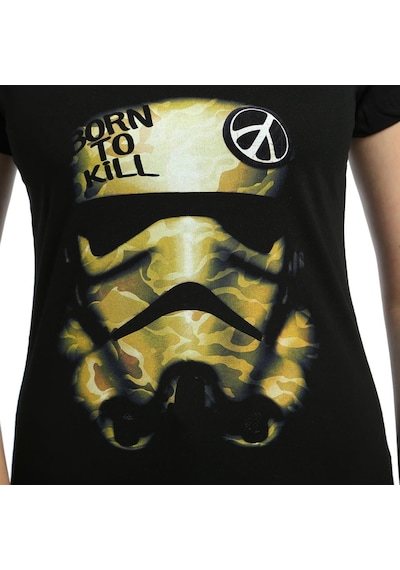 Bant Giyim - Star Wars Trooper Siyah Kadın T-Shirt Tişört