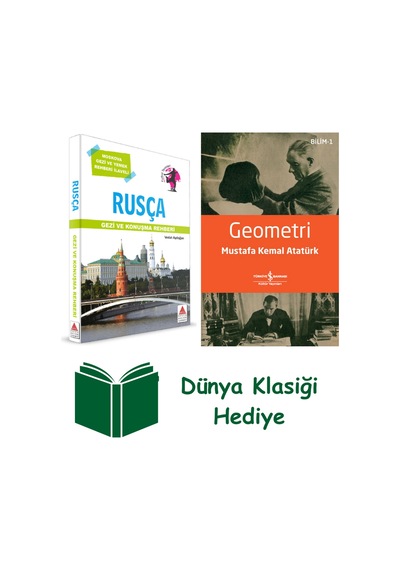 Rusça Gezi Ve Konuşma Rehberi + Geometri + Dünya Klasiği Hediye