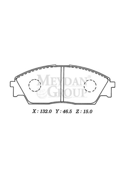 Honda Integra 90/91 Ön Fren Balatası Düz Tip Disk 132x46,5x15 Daıwa - Fren Ve Ekipmanları