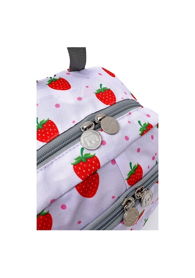 Superbag Kız Çocuk Ilkokul Çantası Çilek Desenli Sırt Çantası Beslenmelik Ve Kalemlik 3'lü Set