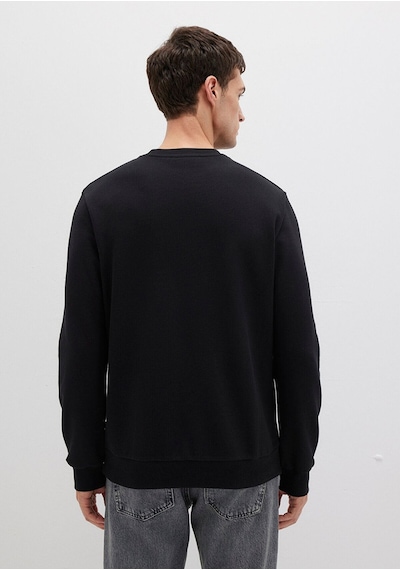 Mavi Erkek Bisiklet Yaka Sweatshırt Siyah 0s10457-900 Siyah