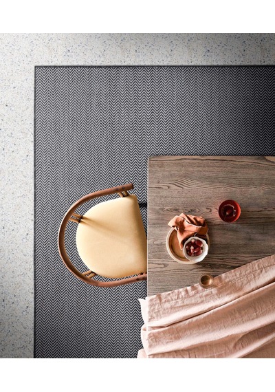 Fresco Ekru Siyah İskandinav Jüt Yıkanabilir Halı Kilim Balkon Teras Mutfak Salon Koridor Halısı 20522a Siyah