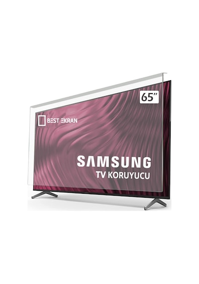 Samsung Uyumlu  65qn90d Tv Ekran Koruyucu - Samsung Uyumlu  65" İnç Kırılmaz Koruyucu Qe65qn90datxtk