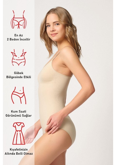 Ten Mı Emay 1925 Soft Pedli Çıtçıtlı Body Ten