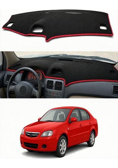 Proton - Gen-2 2004-2011 Uyumlu Torpido Koruma Kılıfı - Kırmızı Şeritli