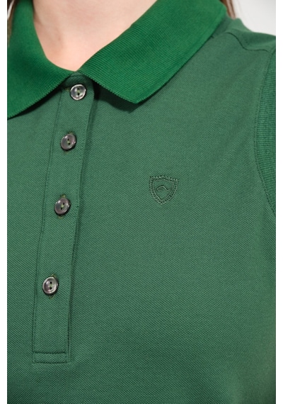 Kadın Regular Fit Kolsuz Polo Yeşil