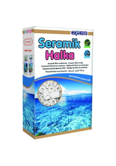 Ti-Sert Aquawe Seramik Halka Akvaryum Filtre Malzemesi 350 G