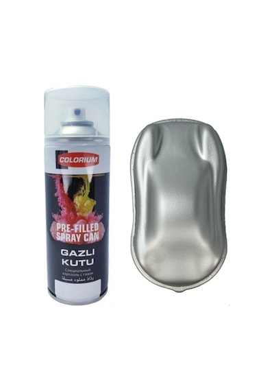 Colorium Plasti Dip Sökülebilir Kauçuk Metalik Gri Sprey Dip B . Gümüş
