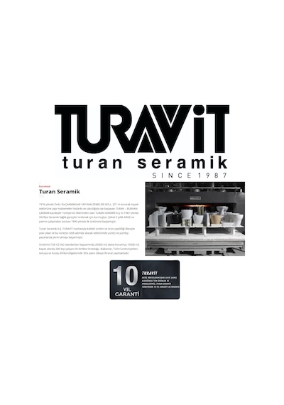Turavit Rondo Rita Beyaz Kanalsız Açık Montaj Asma Klozet Rnd5516, Nkp Grande Yavaş Kapak Diğer