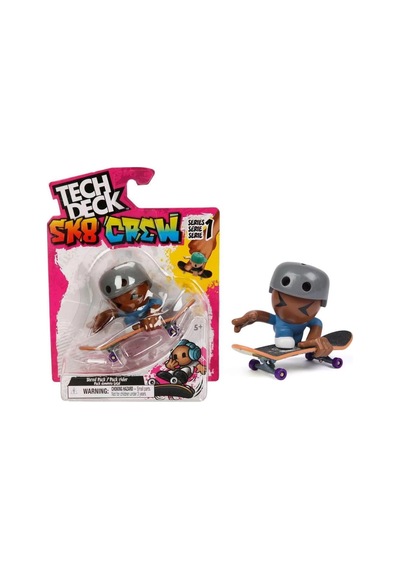 Mey İthalat 6071054 Tech Deck Sk8 Crew Tekli Paket Mavi