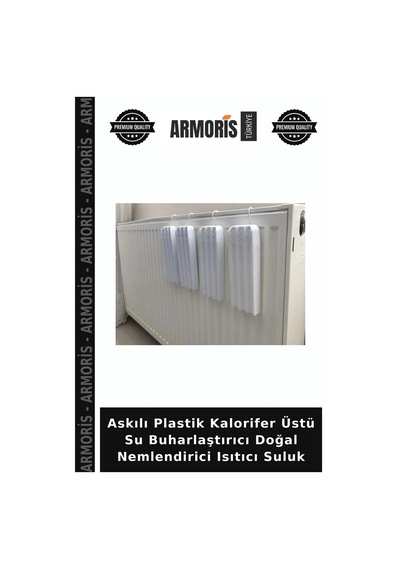 Askılı Plastik Kalorifer Üstü Su Buharlaştırıcı Doğal Nemlendirici Isıtıcı Suluk Çok Renkli