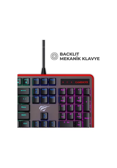 Havit Gamenote KB870L RGB Backlit Gaming Mekanik Klavye