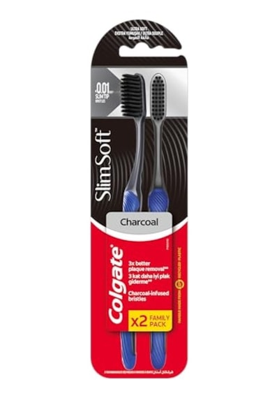 Colgate Mikro İnce Siyah 2li Diş Fırçası
