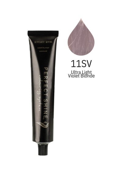Perfect Shine Permanent Profesyonel Saç Boyası 100 ML Ultra Açık Viyole Platin/Gümüş Lila Violet