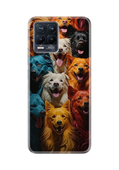 Realme 8 - 8 Pro Kılıf Boutique Baskılı Resimli Köpekçikler Pcode -026