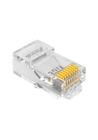 8P8C RJ45 PLUG CAT6 EZ KONNEKTÖR (YENİ NESİL-100ADET)