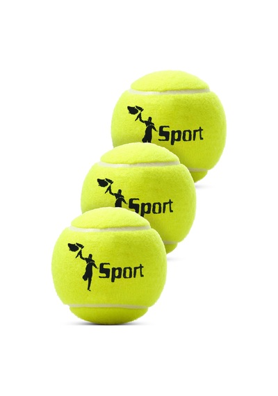 3 Adet Tenis Topu Başlangıç Seviye Eğitim Antrenman Amatör Maç Topu Tennis Ball