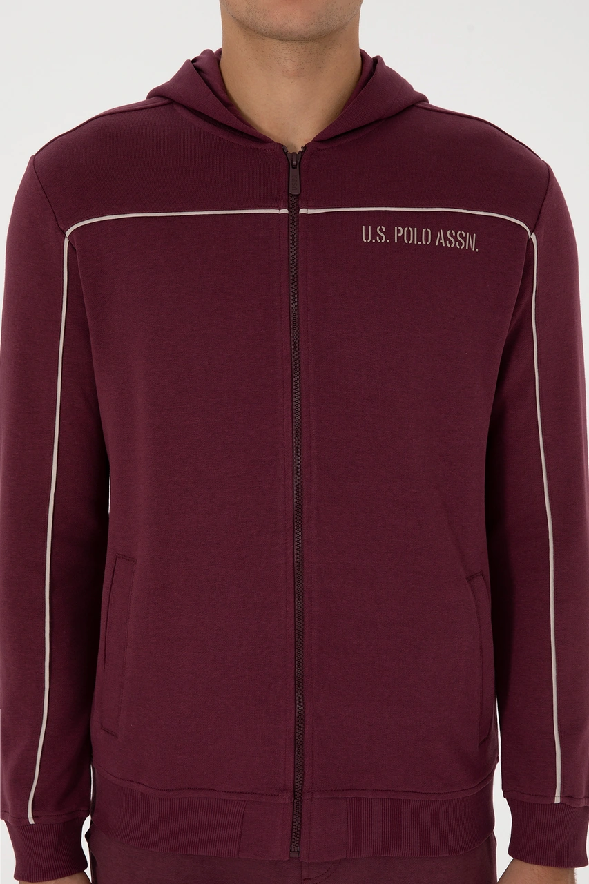 U.s. Polo Assn. Erkek Plum Hırka Örme 50315746-vr177 New Plum