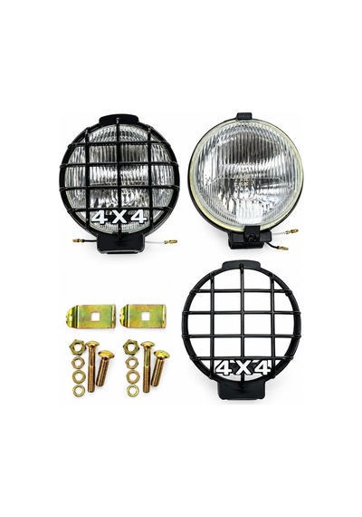 Kafesli Sis Lambası 4x4 Off Road Yuvarlak Beyaz 16cm