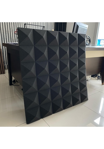 Türkeli 75mm Pro Akustik Piramit Panel 95x95