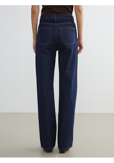 Lcw Vision İndigo Straight Fit Kadın Jean Pantolon