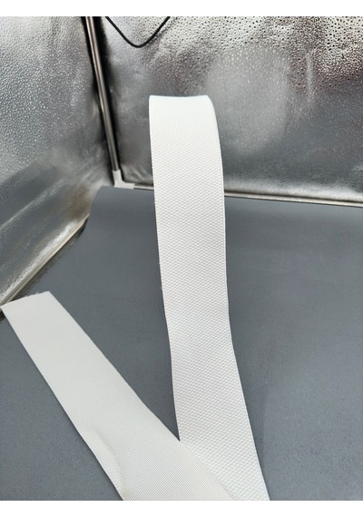 5.5 Cm Petekli Lastik-beyaz-5 Metre