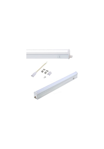 Tezgah Altı 30 Cm T5 Led Aydınlatma Butonlu Dekoratif Armatür Beyaz