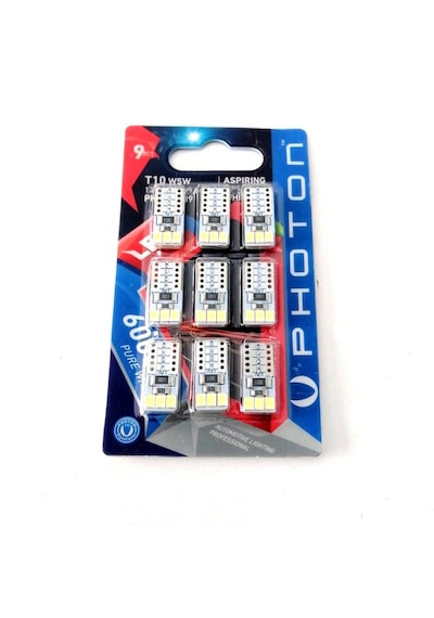 Photon T10 W5w 12v 10smd Led 9'lu Blıster