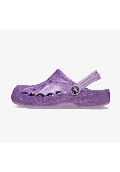 Crocs Baya Glitter Clog K Simli Kız Çocuk Terlik 207015 207015 5pr 5pr Mor