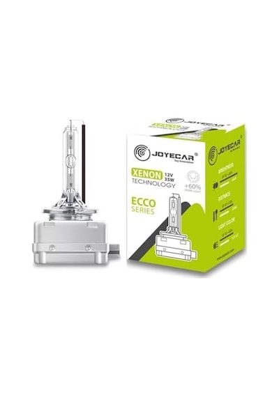 Joyecar D1s Far Ampulü, 12v 35w, 6000k Beyaz Işık,%60 Daha Fazla Aydınlatma, Ecco Serisi