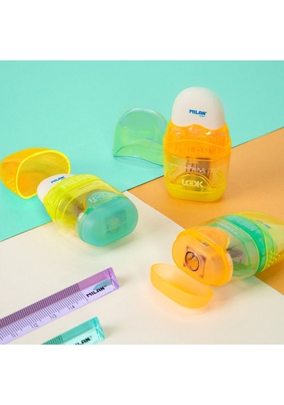 Mılan 4701116lk2 Capsule Kalemtraş/silgi New Look - 16adet