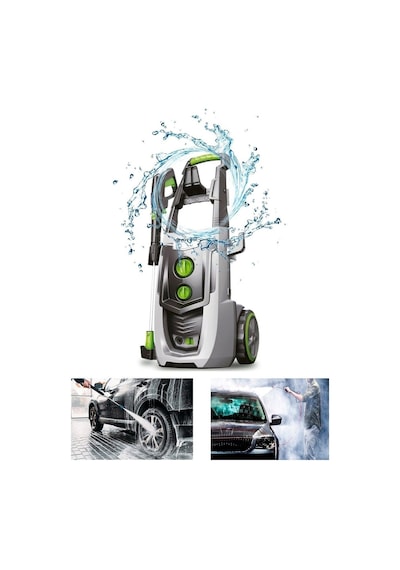 Yüksek Basınclı Yıkama Makinası Kömürsüz İndiksiyon Motor 2500 Watt 195 Bar Lutian