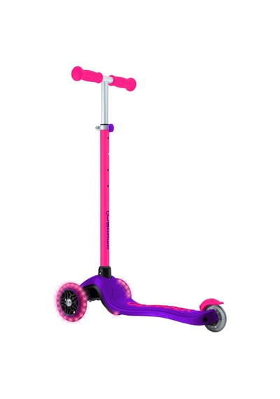 Globber Primo Plus Işıklı Scooter - Neon Pembe