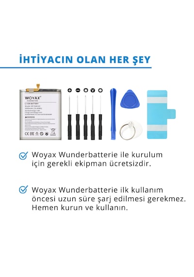 Woyax By Deji Samsung Galaxy A34 / 54 / A25 / A35 Uyumlu Premium Batarya