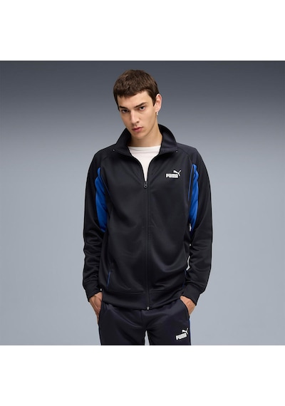 Puma Sport Poly Track Erkek Lacivert Dik Yaka Ceket Lacivert