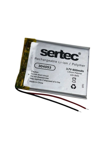 Sertec 304053 3.7v 600 Mah Li-polymer Pil Devreli/1.5a Evimdeyokyok