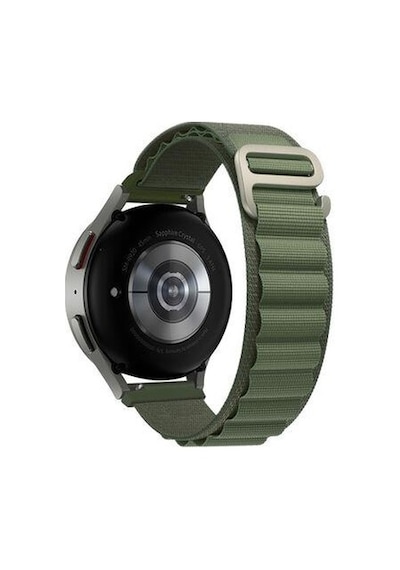 Oppo Watch 46mm 22mm Renkli Hasır Tokalı Kordon + Metal Kordon Dönüştürücü