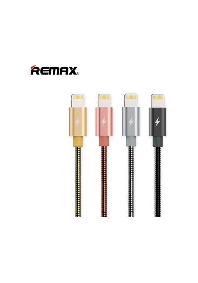 Remax Rc-080I Apple Uyumlu iOS Lightning Metal Şarj Data Kablosu-Renk Seçim