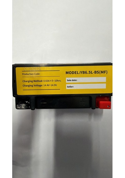 Motosiklet Aküsü 12n6,5l-bs Cg Model Uyumlu 14 6,5 10,5 Cm