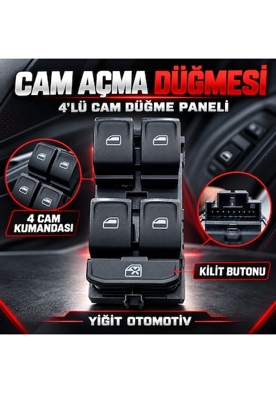 Passat Golf Polo Cam Düğmesi